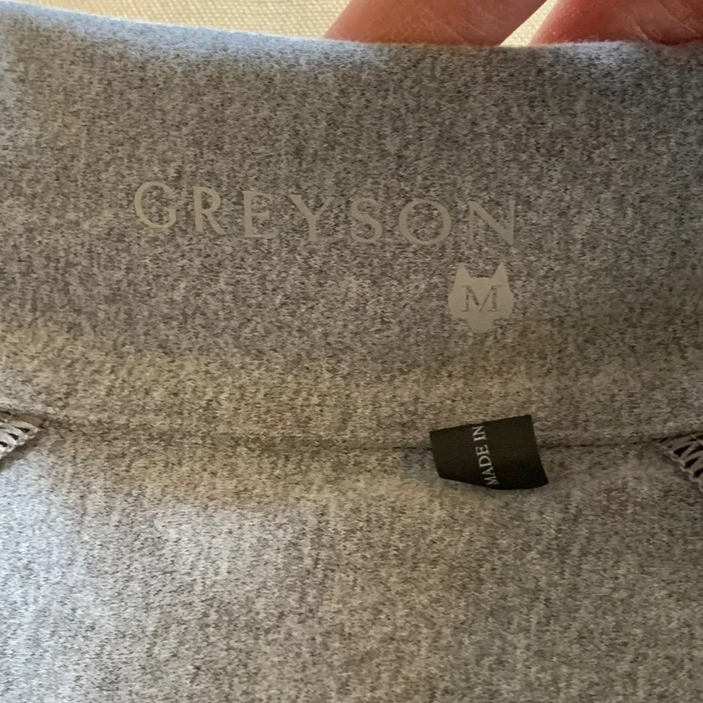 GREYSON Comanche Hybrid Vest Mens M Golf Pockets Logo Nylon‎ Stretch Lightweight